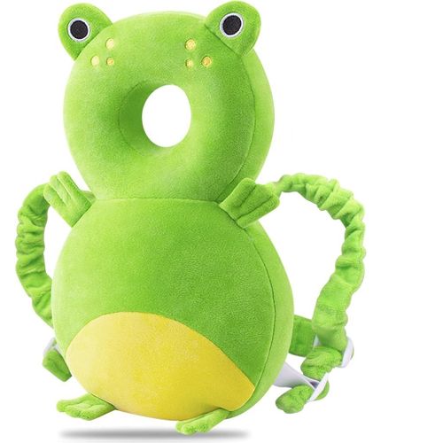 Coussin De Protection De Tête De Bébé - Réglable Casque Bebe Anti Choc Protection De La Tête - Convient Pour 4-24 Mois - Grenouille