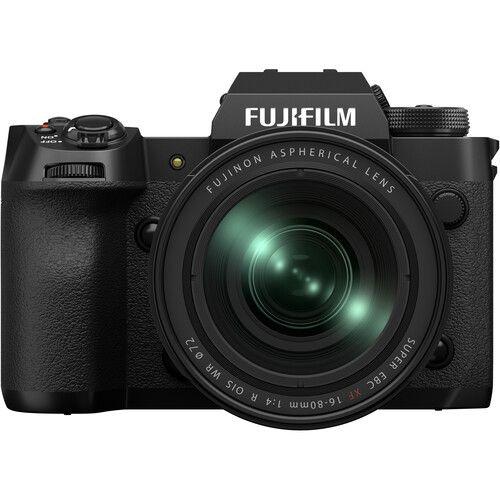 Appareil photo hybride Fujifilm X-H2 noir + XF 16-80mm f/4 R OIS WR