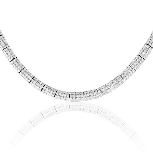 Collier En Argent 925/1000 Et Zircon