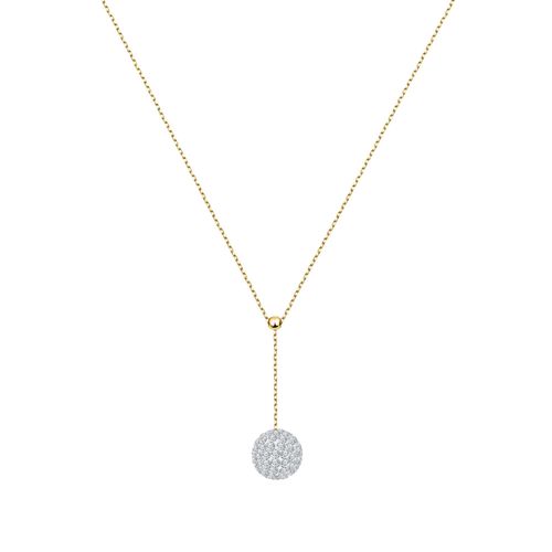 Collier En Or 375/1000 Et Crystal