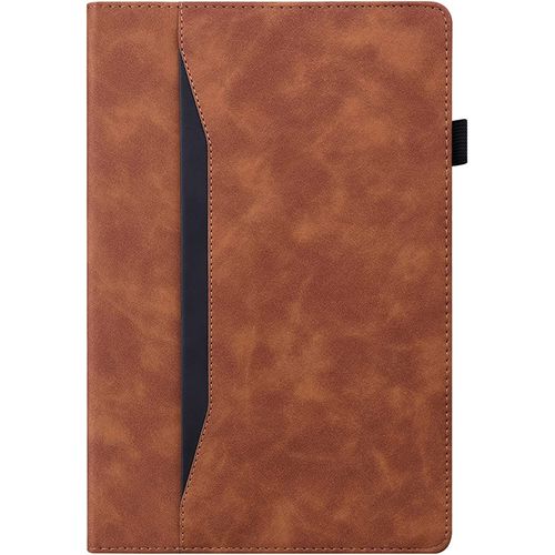 Week Coque Galaxy Tab S8 2022/Tab S7 2020 11 Pouces, Housse Protection De Style D'affaires Avec Fonction De Support, Coque Samsung Galaxy Tab S8 Sm-X700/X706 Galaxy Tab S7 Sm-T870/T875, Brun