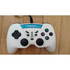 Manette Ps2 Japonaise Gametech Blanche