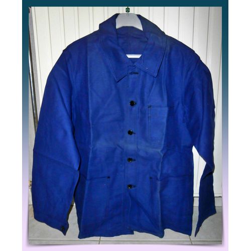 Veste De Travail En Coton Bleu Roi, Taille 48