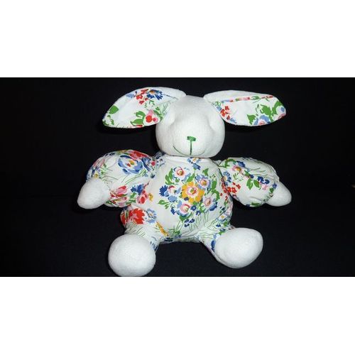 DOUDOU LAPIN BLANCHET PELUCHES 1680734