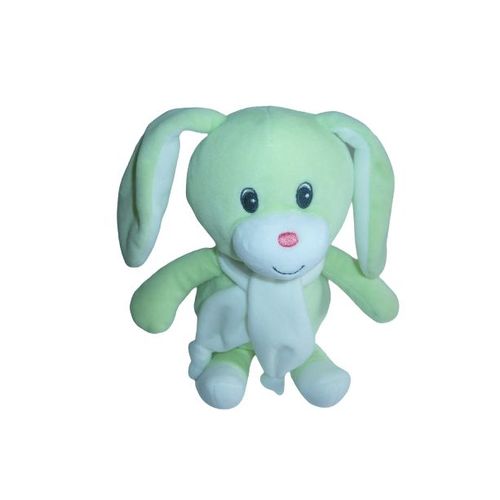Doudou Peluche Lapin 28 Cm Vert Pomme Gipsy