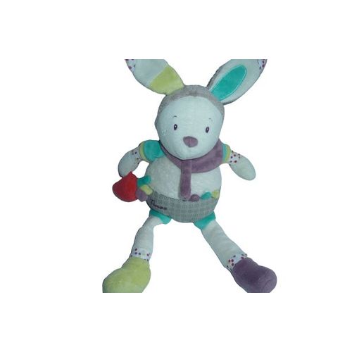 Doudou Peluche Lapin Tinoo Comme Neuf Sauthon