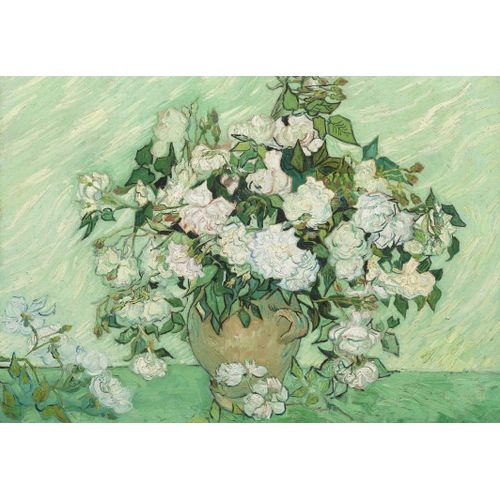 Vincent Van Gogh - Roses, 1890 - Puzzle 12 Pièces