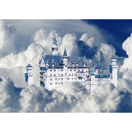 Neuschwanstein Castle In Clouds - Puzzle 500 Pièces
