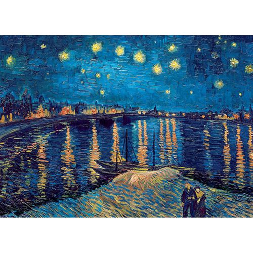 Van Gogh - Nuit Etoilée Sur Le Rhône - Puzzle 1000 Pièces