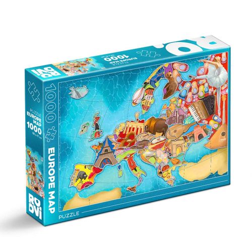 Europe Map - Puzzle 1000 Pièces