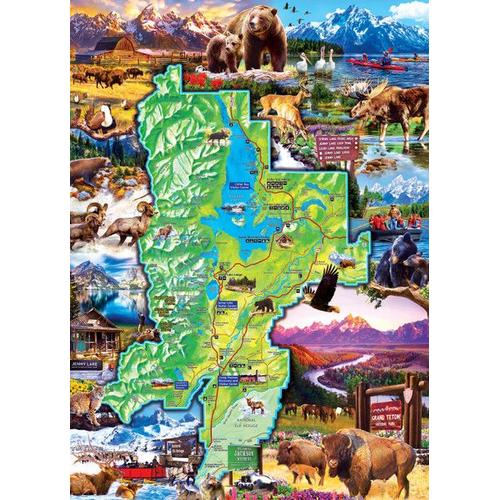 Parcs Nationaux - Grand Teton National Park - Puzzle 1000 Pièces
