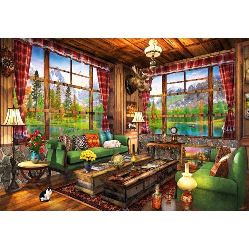 Mount Cabin View - Puzzle 1000 Pièces