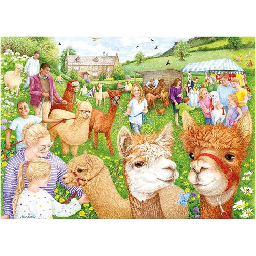 La Ferme Des Alpagas - Puzzle 1000 Pièces