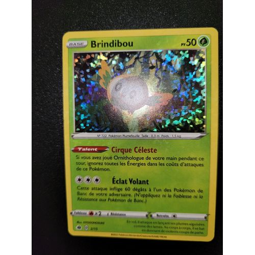 Pokémon Holo Brindibou 2 / 15 Promo Mc Donald 2022