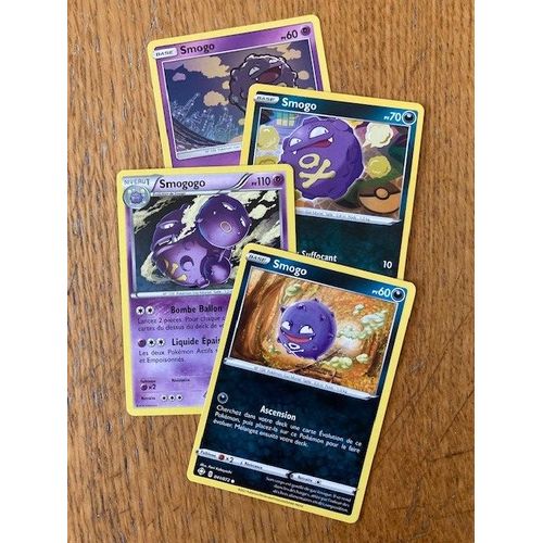(2437) 3x Smogo + Smogogo (Pokemon)