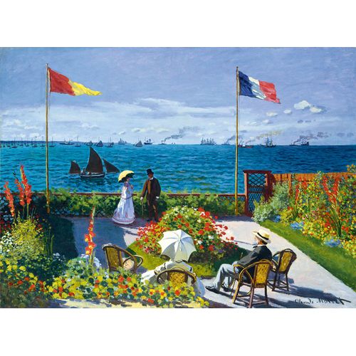 Claude Monet - Garden At Sainte-Adresse, 1867 - Puzzle 3000 Pièces