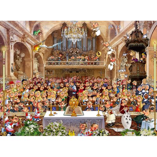 François Ruyer - Le Mariage - Puzzle 6000 Pièces