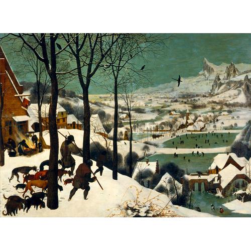 Pieter Brueghel Le Vieux - Chasseurs Dans La Neige - Puzzle 3000 Pièces