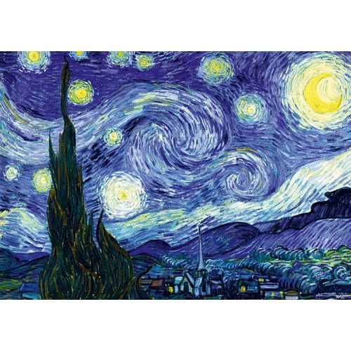 Vincent Van Gogh - The Starry Night, 1889 - Puzzle 2000 Pièces