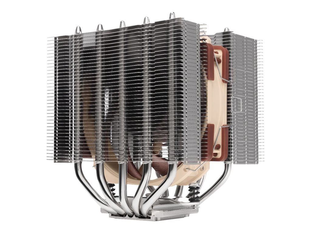 Noctua NH-D12L - Refroidisseur de processeur - (pour : LGA1156, LGA1155, LGA2011, LGA1150, LGA1151, LGA2011-3 (Square ILM), AM4, LGA2066, LGA1200, LGA2011-0, LGA1700, AM5) - base et caloducs en...