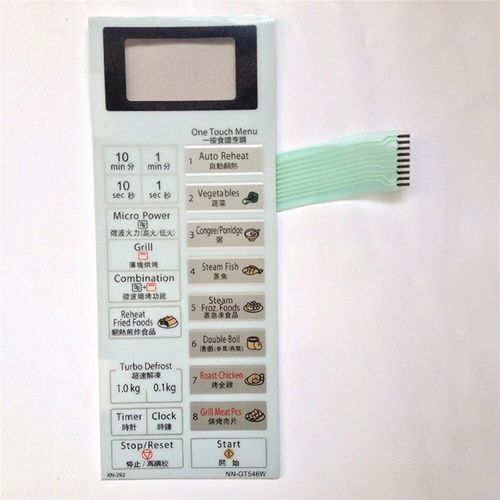 Interrupteur à Membrane pour four à micro-ondes Panasonic 205, bouton tactile, NN-GT546W MM 80MM, pièces de réparation