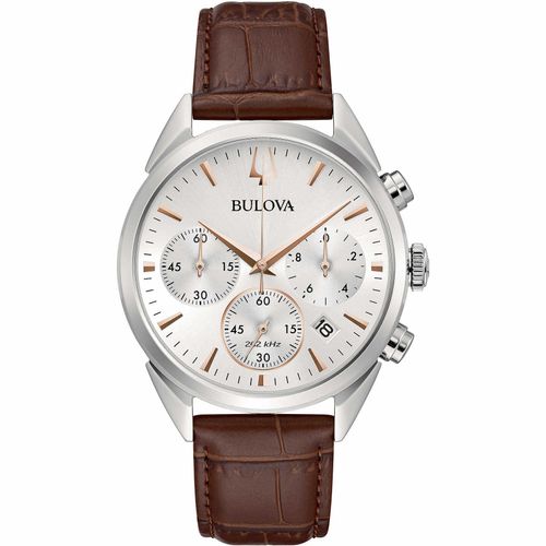 Montre Chronographe Homme Bulova High Precision Classique Cod. 96b370 Bulova