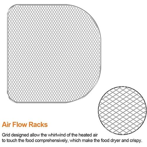 Support de déshydrateur pour four à friteuse à Air, accessoires de friteuse à Air 6 litres, fruits et viandes déshydratés, support à Air, plateau de déshydratation 3 pièces