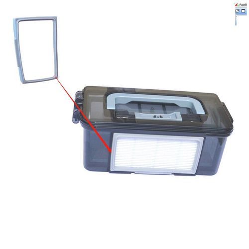Joints en caoutchouc avec cadre de filtre HEPA pour aspirateur robot Proscenic KAKA série 780T 790T alpaga Plus, pièces de rechange
