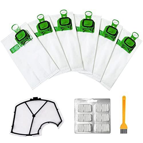 Kit de sacs d'aspirateur, Compatible avec Vorwerk, VK140, VK150