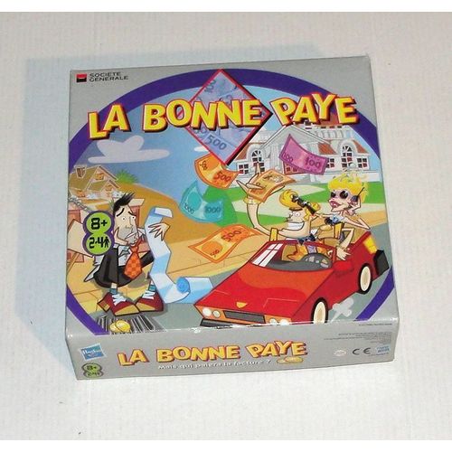 La Bonne Paye Boite Carré - Edition Petit Format Voyage Banque Hasbro