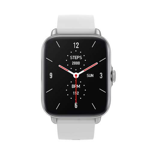 Montre Connectée Y22 Femmes Homme À Ecran Tactile Full Hd, Moniteur De Sante Complet Et Plusieurs Modes Sportifs, Avec Étanchéité Ip67 - Argent