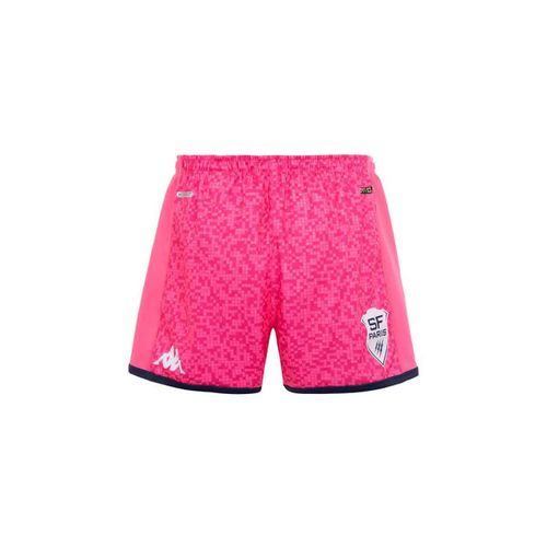 Short Enfant Kappa Kombat Ryder Stade Français Paris Domicile Officiel Rugby