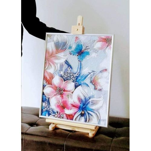 Tableau réalisé sur 70 heures avec des paillettes