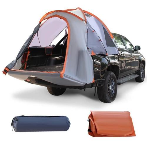 Costway Tente Camping Portable Pour Camionnette 265 Cm X 178 Cm 2 Personnes Housse Amovible Porte Avec Fermeture Éclair Pour Camping