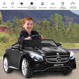 COSTWAY Voiture Sport Mercedes Benz Electrique 12V pour Enfants