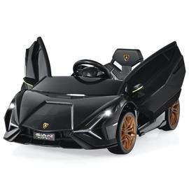 Voiture électrique enfant Lamborghini Sian rose 12 Volts , 2 moteur