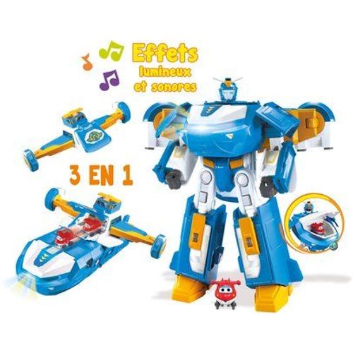 Playset Robot World Aircraft + 1 Mini Figurine