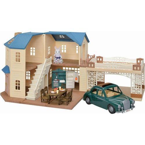 La Grande Maison Et Son Abri Voiture - Sylvanian Maisons