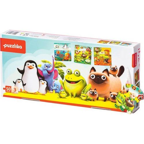 Puzzles 3 En 1 Mes Animaux Favoris