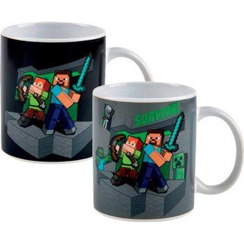 Mug Ceramique Thermoreactif Minecraft