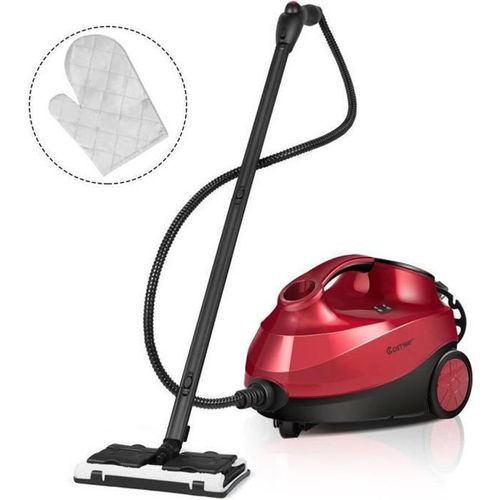 Nettoyeur Vapeur Balai Polyvalent 2000W avec Réservoir 1,5L, 19 Accessoires 4,0 BAR