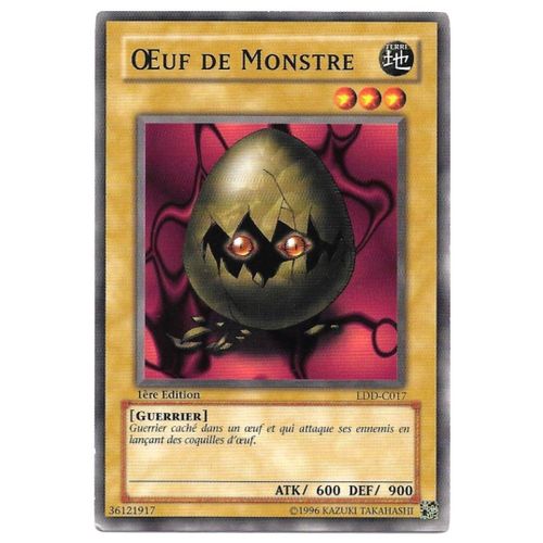 Oeuf De Monstre - Carte Yu-Gi-Oh ! Ldd-C017 [Premiere Edition 1]
