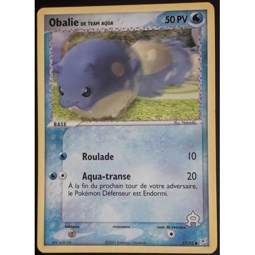 Carte Pokémon Obalie 57/95 - Ex Team Magma Vs Team Aqua (Fr)