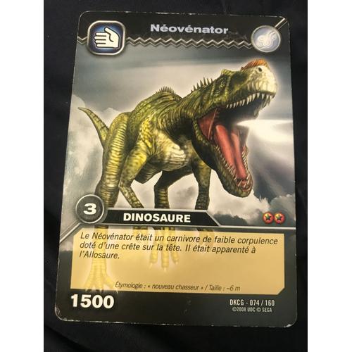 Carte Dinosaur King Neovenator - Dkcg 074/160