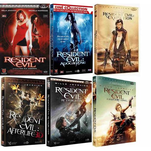 Resident Evil, Apocalypse, Extinction, Retribution,The Final Chapter DVD 6  Movie 43396474826