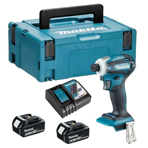 Visseuse à chocs 18V LXT 180Nm (2x6,0 Ah) en MAKPAC - MAKITA DTD172RGJ