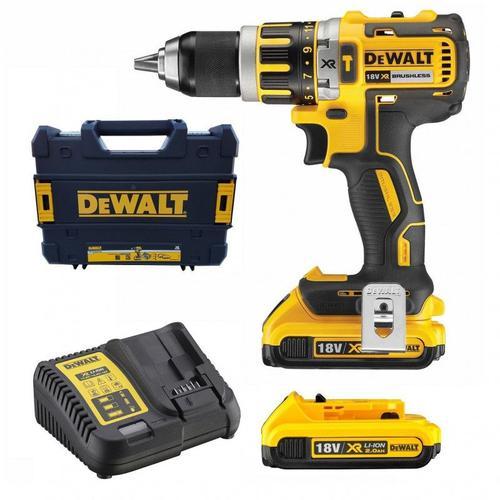 Perceuse Visseuse à Percussion DEWALT 18V XR 2Ah Li-Ion Brushless - DCD795D2