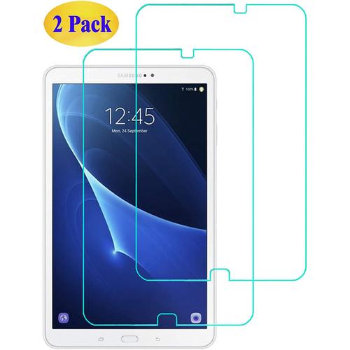 Eachy Verre Trempé Samsung Galaxy Tab A 10.1, [2 Pièces] Film Protection Samsung Galaxy Tab A6 10.1 (Sm-T580/T585) Protection D'écran Protecteur Vitre 10.1 Pouces [Anti Rayures] [Sans Bulles]