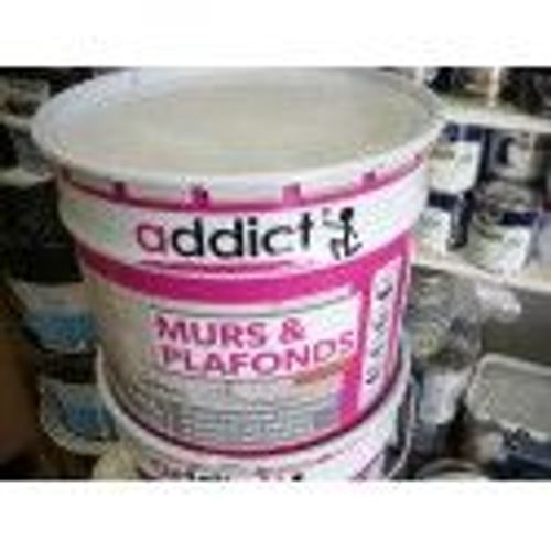Peinture murs plafonds blanc finition velours 10 litres 100 m2 séchage rapide