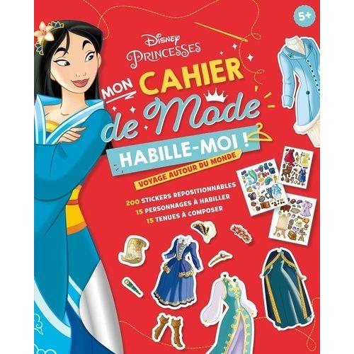 Mon Cahier De Mode Disney Princesses - Voyage Autour Du Monde